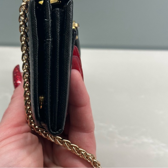 🖤Authentic Prada Saffiano Leather Wallet On Chain🖤 - Picture 6 of 13